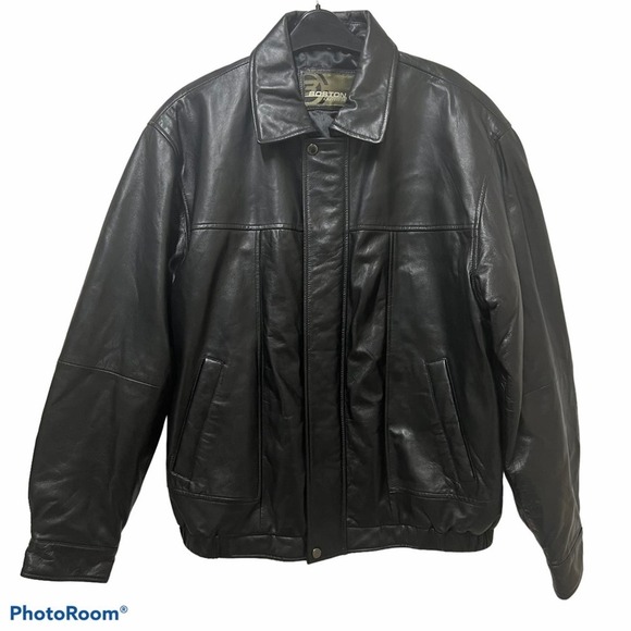Boston Outfitters Men’s 100% Lambskin Leather Jacket